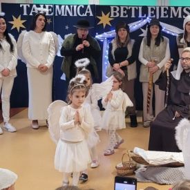 "Tajemnica betlejemskiej nocy" - Jasełka w grupie Fiołki