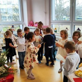 Spotkanie Wigilijne w grupach „Niezapominajki” i „Różyczki”