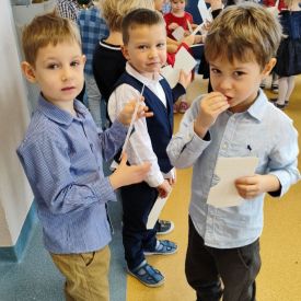 Spotkanie Wigilijne w grupach „Niezapominajki” i „Różyczki”