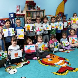 „W krainie figur geometrycznych” - Różyczki