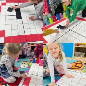 Kodowanie na dywanie- Zabawy z czasem