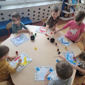 Zajęcia czytelnicze z rodzicami- Fiołki