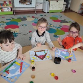 Zajęcia czytelnicze z rodzicami- Fiołki