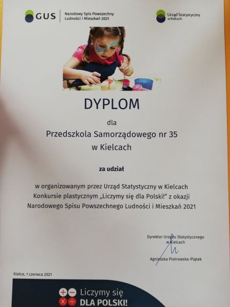 Konkurs ,,Liczymy się dla Polski" zorganizowany przez GUS