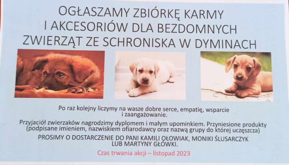 plakat zbiórki