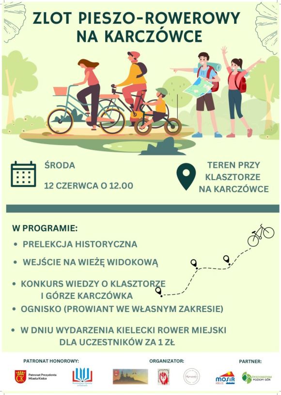 ZLOT PIESZO-ROWEROWY NA KARCZÓWCE