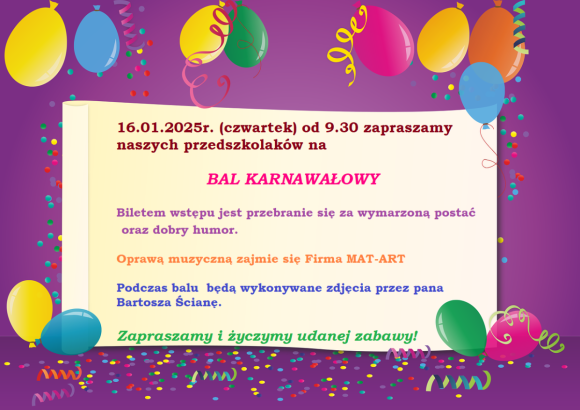 Zabawa karnawałowa