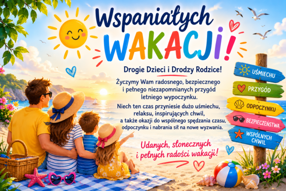 Życzenia wakacyjne