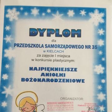Konkurs plastyczny ,,Najpiękniejsze Aniołki Bożonarodzeniowe"
