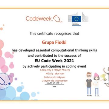 Codeweek- Europejski Tydzień Kodowania