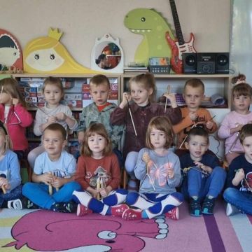 Jesienne " muzykowanie" Fiołków