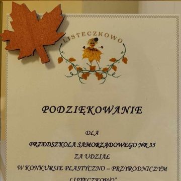 konkurs plastyczny ,,Listeczkowo"