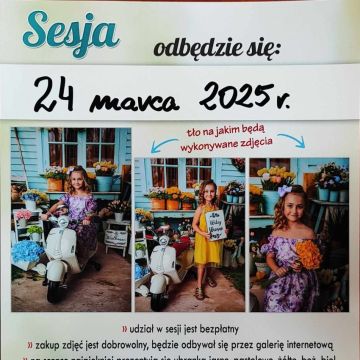 Sesja zdjęciowa w przedszkolu 