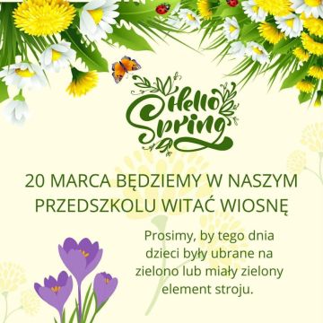 Witamy Wiosnę!
